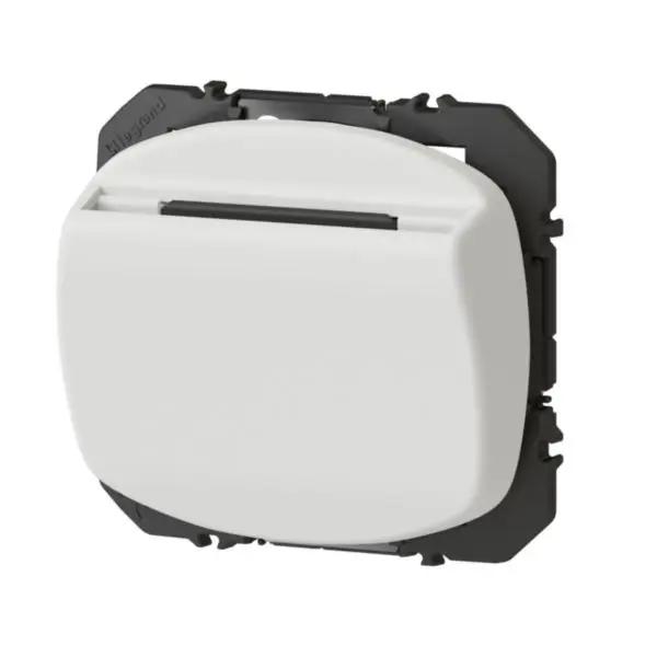 Interrupteur à badge dooxie 10AX 250V~ finition blanc 2