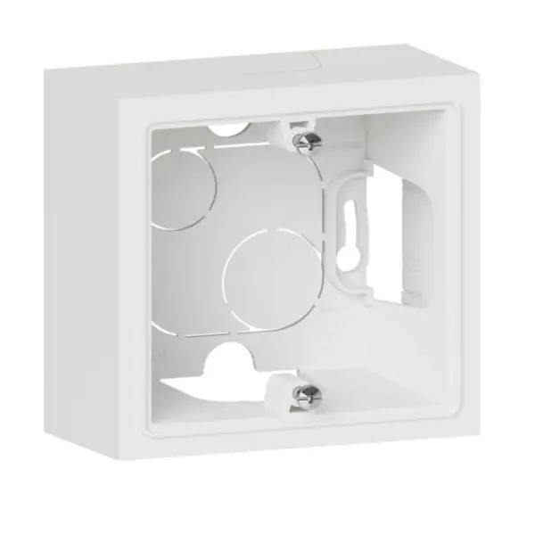Cadre saillie 1 poste dooxie finition blanc