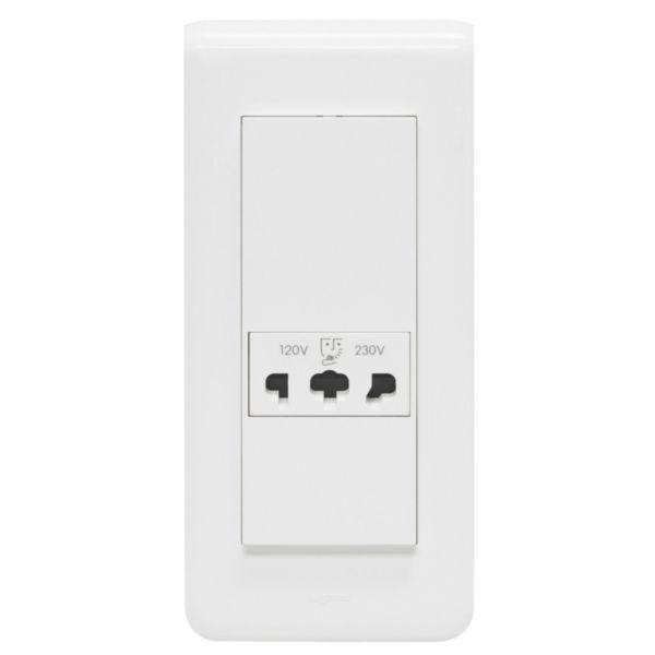 Prise rasoir 5mod prog M45 blc ip24/ik04