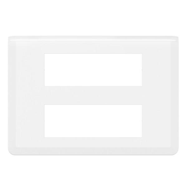 Plaque blanche 2*6mod M45 2