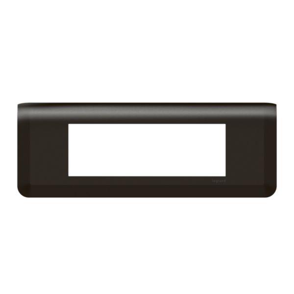 Plaque horiz 6 mod mosaic noire 2