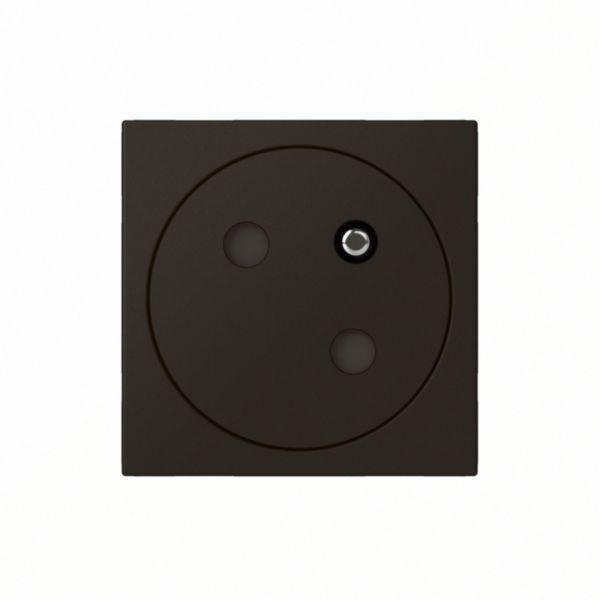 Prise 2P+T 2M surf raccord later noir mat M45 2