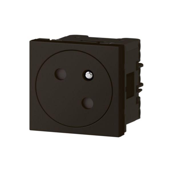 Prise 2P+T 2M surf raccord later noir mat M45 3