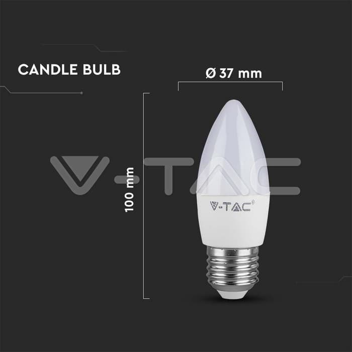 Lampe flamme led E27 5.5w=40w 12v 2700K/OR 470lm 5