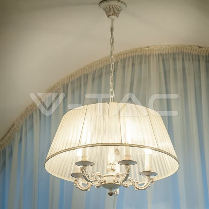 Lampe flamme led E27 5.5w=40w 12v 2700K/OR 470lm 7
