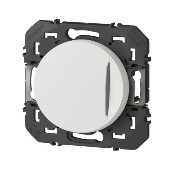 Interrupteur ou va-et-vient avec voyant lumineux dooxie 10AX 250V~ finition blanc 2