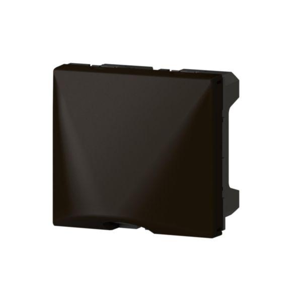 Sortie de câble 2M mosaic noir mat 3
