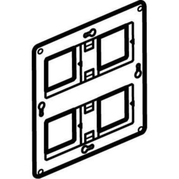 Support bimétal vis 2*4/5mod M45 celia batibox 2