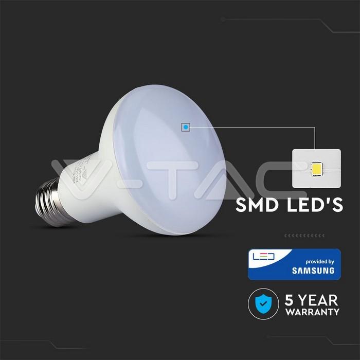 Lampe reflec R80 led E27 10w=75w 4000K/LJ 800lm 5