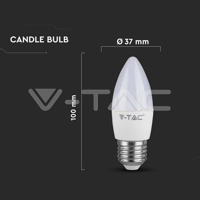 Lampe flamme led E27 5.5w=40w 12v 2700K/OR 470lm 5