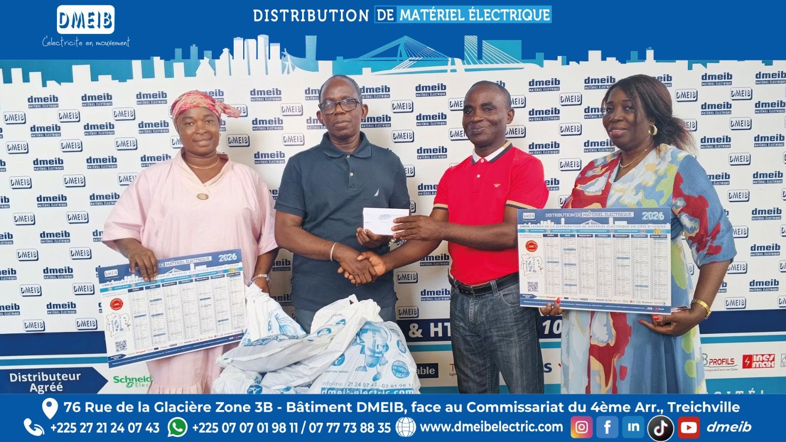 DMEIB Côte d’Ivoire engagée aux côtés de l’ONG LA VIE