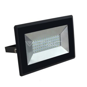 Projecteur led noir 50w=250w 6500/BLCip65.