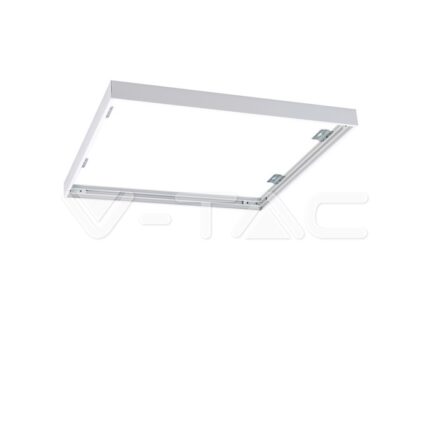 Cadre Aluminium 600 x 600 Fixation à Vis Blanc VTAC_SKU8156